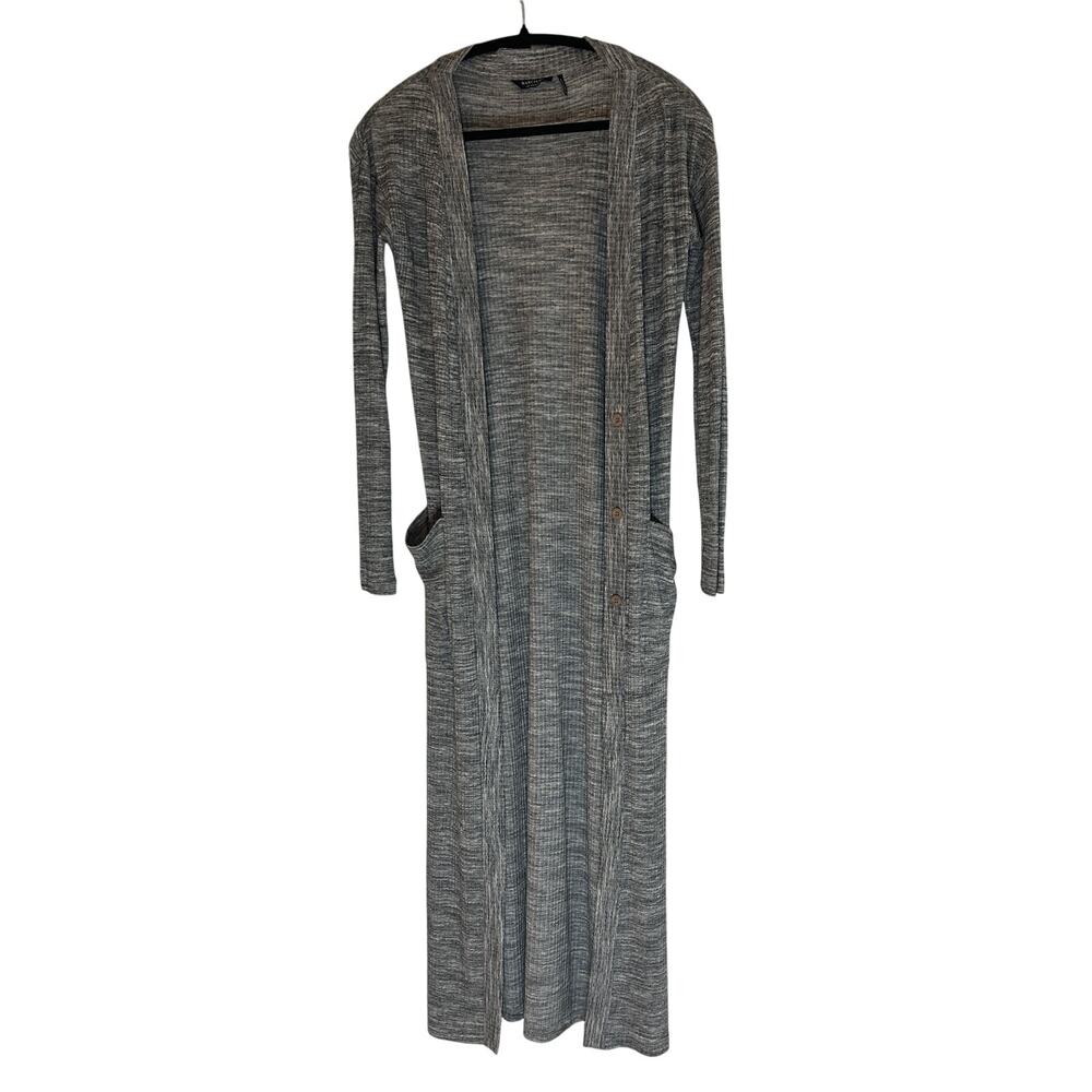 Marciano women's Long Gray Space Dye Duster Jacket Size XS